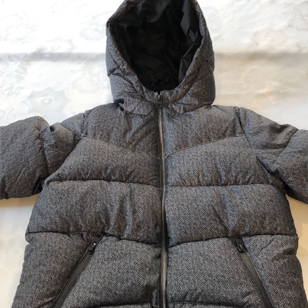 Boys Zara Puffer jacket grey size 7